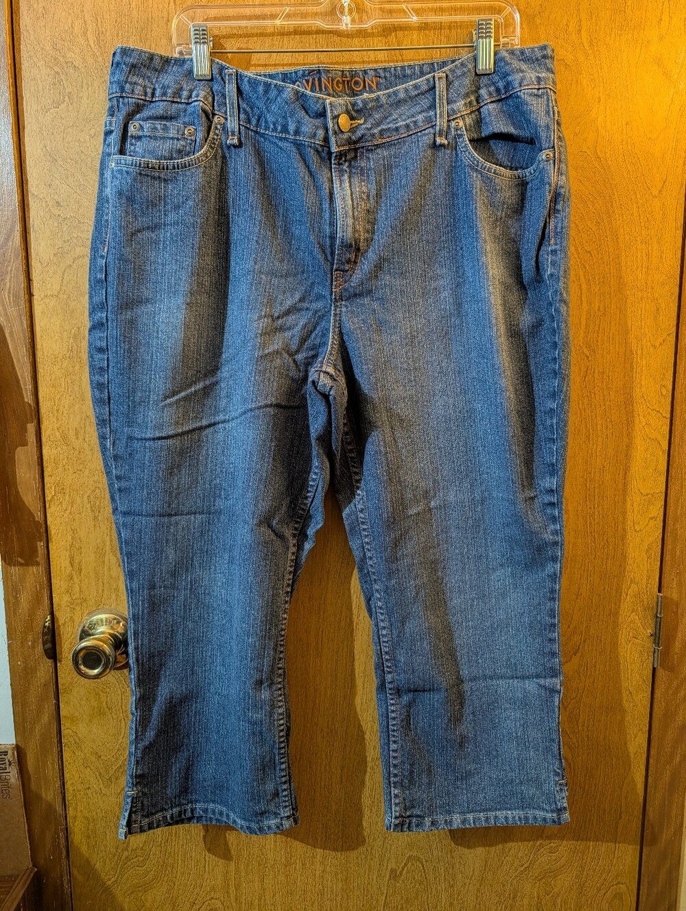 Covington Blue Jean Capris.